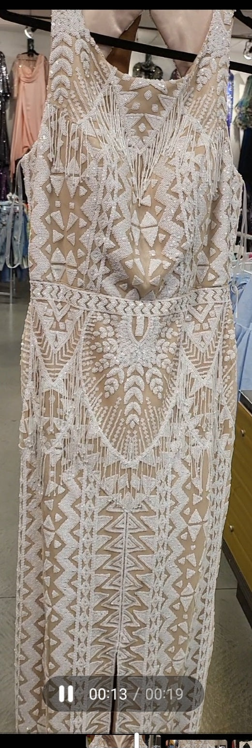 Beaded Long Dress